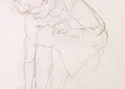 Jack Humphrey - "Seated Woman Reaching Down"