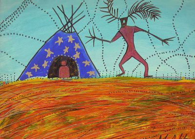 Alan Syliboy - "Spirit Man Wigwam"