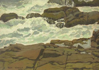 Alex Colville - "Rocks In Peggys Cove"