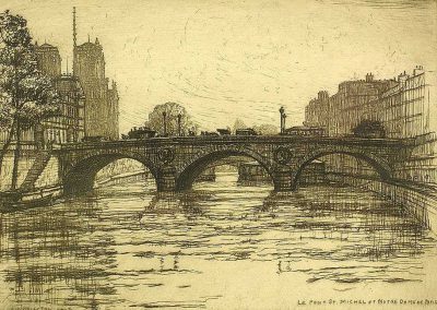 Caroline Armington - "La Pont St. Michel et Notre Dame"