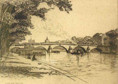 Caroline Armington - "Le Pont Royale, Paris No.2"