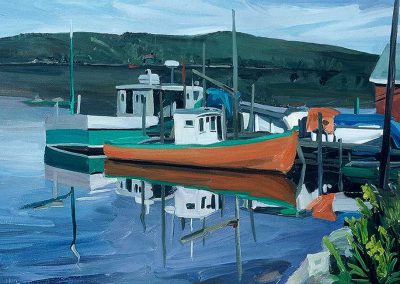 Cheryl Wilcox - "Boats At Shad Bay"