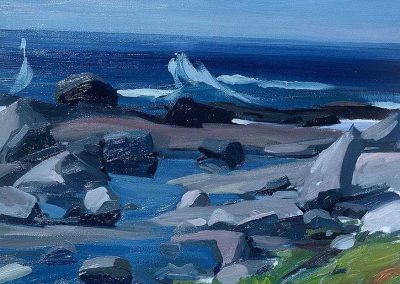 Cheryl Wilcox - "Ocean Breakers With Tide Pool"