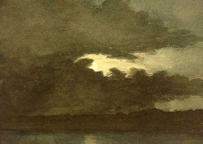 Critchlow Harris - "Moon and Clouds over Point Primm, PE"