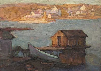 Don Besco - "Boat House, Fogo Island, Moose Harbour"