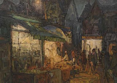 Don Besco - "Night Scene Ensington Market"