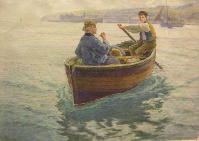 G.P. Lillingston - "Delivering Supplies Off Newlyn"