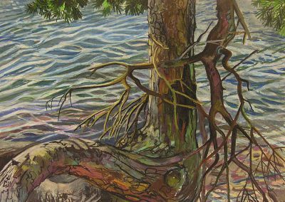 Hallie Watson - "Pine Tree with Water"