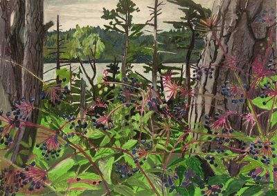 Hallie Watson - "Point Pleasant Park with Berries"