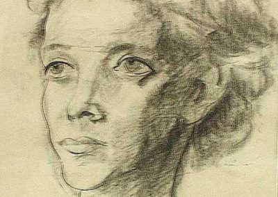 Jack Humphrey - "Head Of Girl With Wind Blown Hair"