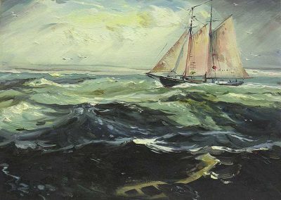 Joe Purcell - "Grand Banks Schooner Out Of Lunenburg"