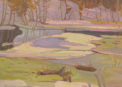 Ralph Burton - "Spring Break-up, Lanark County"