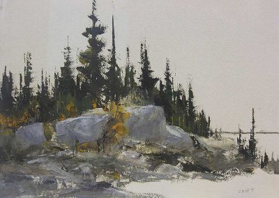 Lewis Scott Croft - "Along Gold River, NS"