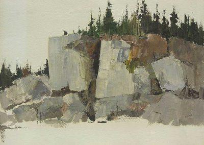 Lewis Scott Croft - "Rock Face near Chester"