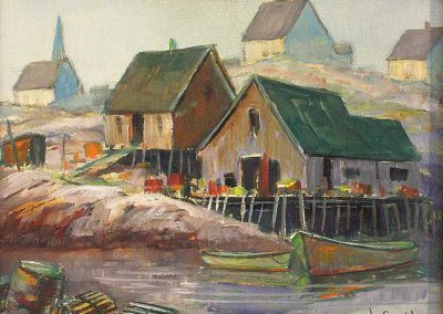 W.E. deGarthe - "Peggys Cove"