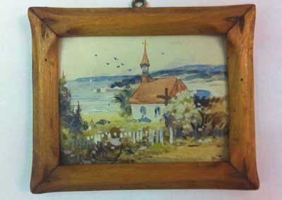 Willard Morse Mitchellm - "Church At Toudoussac"