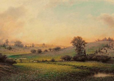 Willem Verhulst - "Dusk At The Rawdon Hills The Dust which Day Has Raised"