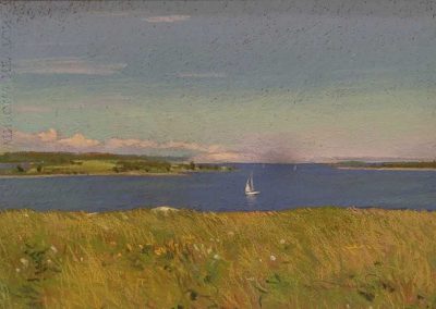 William Downey - "View of Chester Gulf Course from Quaker Island"