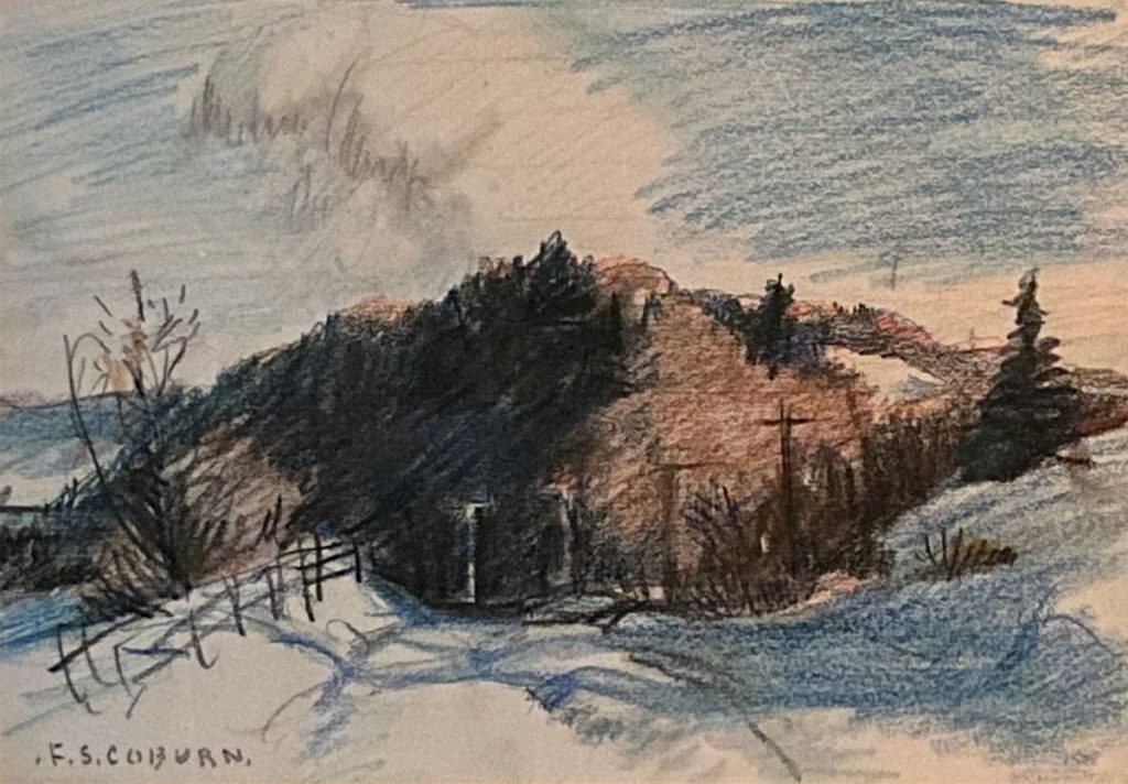 Winter Landscape near Lennoxville, QC